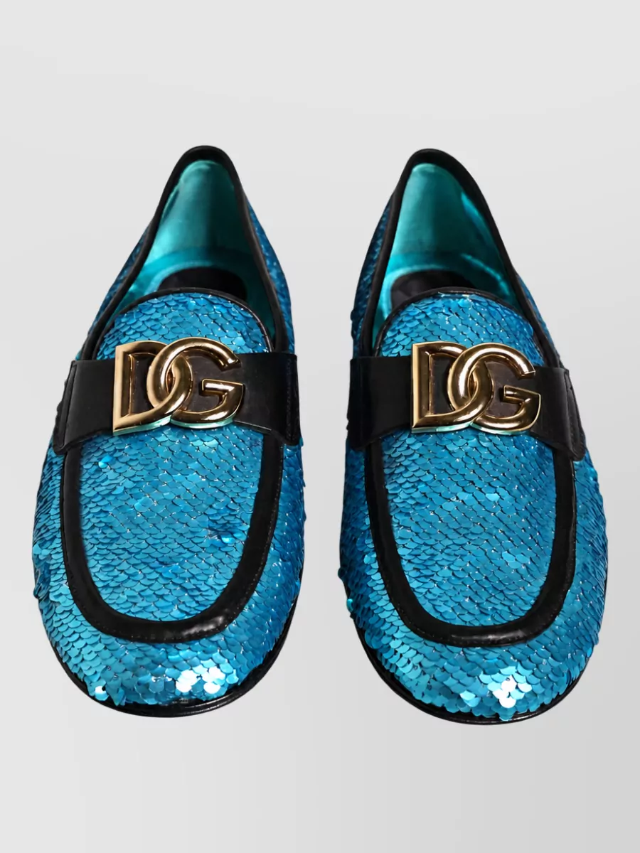Dolce&Gabbana Sequined Loafers