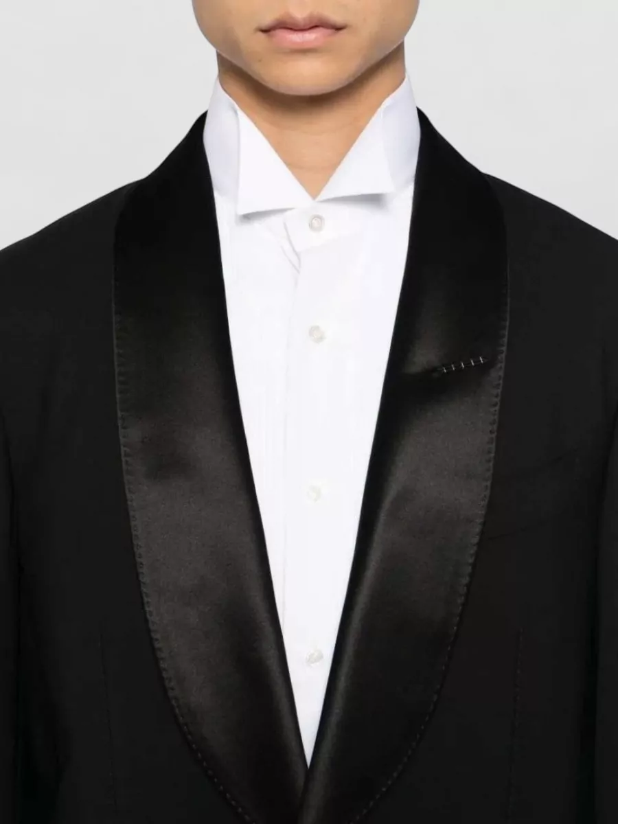 Tom Ford Shelton Evening Suit Satin Lapel Tailoring