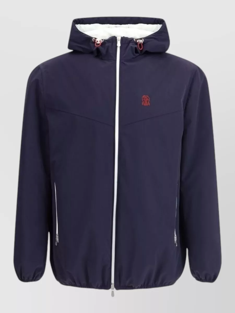 Brunello Cucinelli hooded raincoat