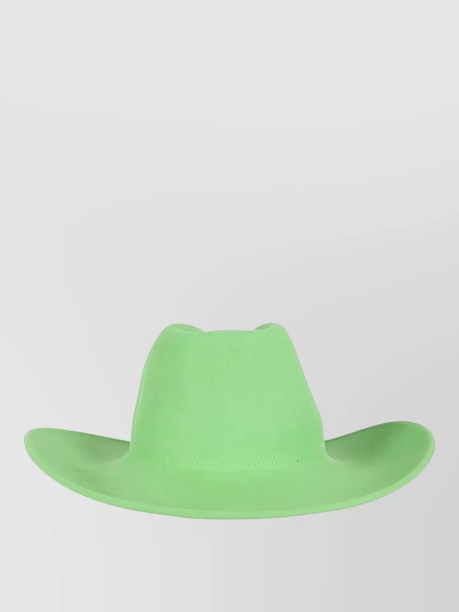 Studio rabbit fur fedora hat