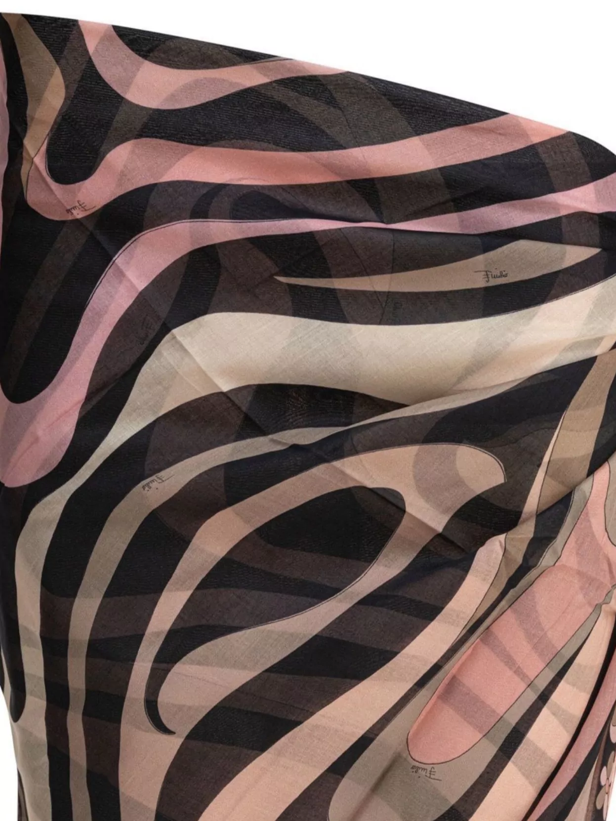 EMILIO PUCCI ABSTRACT SHEER RECTANGULAR LIGHTWEIGHT SUIT