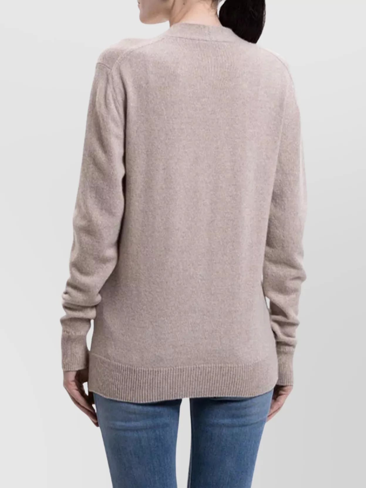 Balmain Short Knit Cardigan With Ribbed Accents