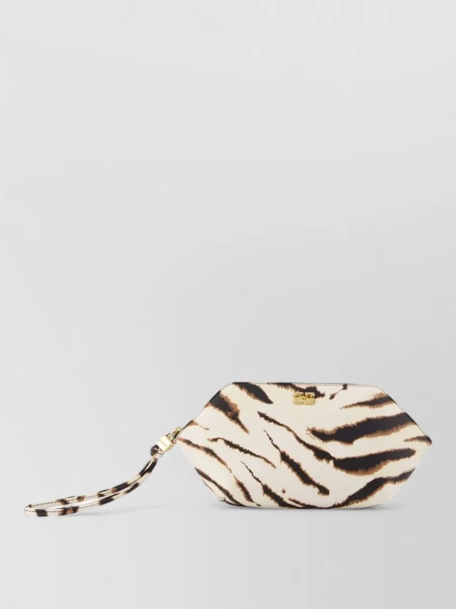 Ganni bou mini synthetic makeup bag