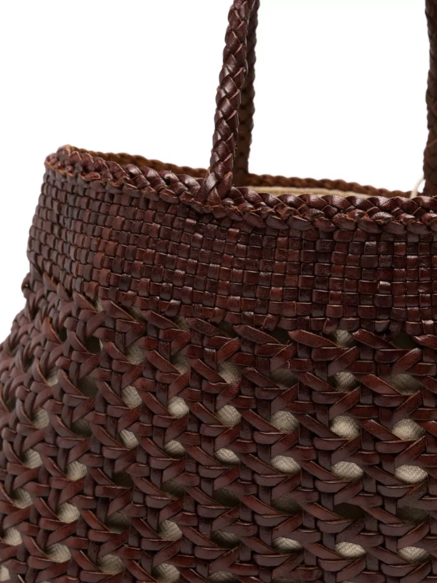 Dragon Diffusion Santa Cano Woven Leather Tote Bag
