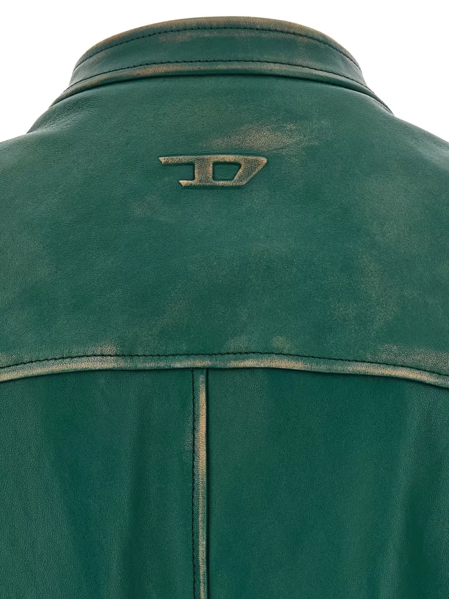 Diesel Lamb Leather Biker Jacket