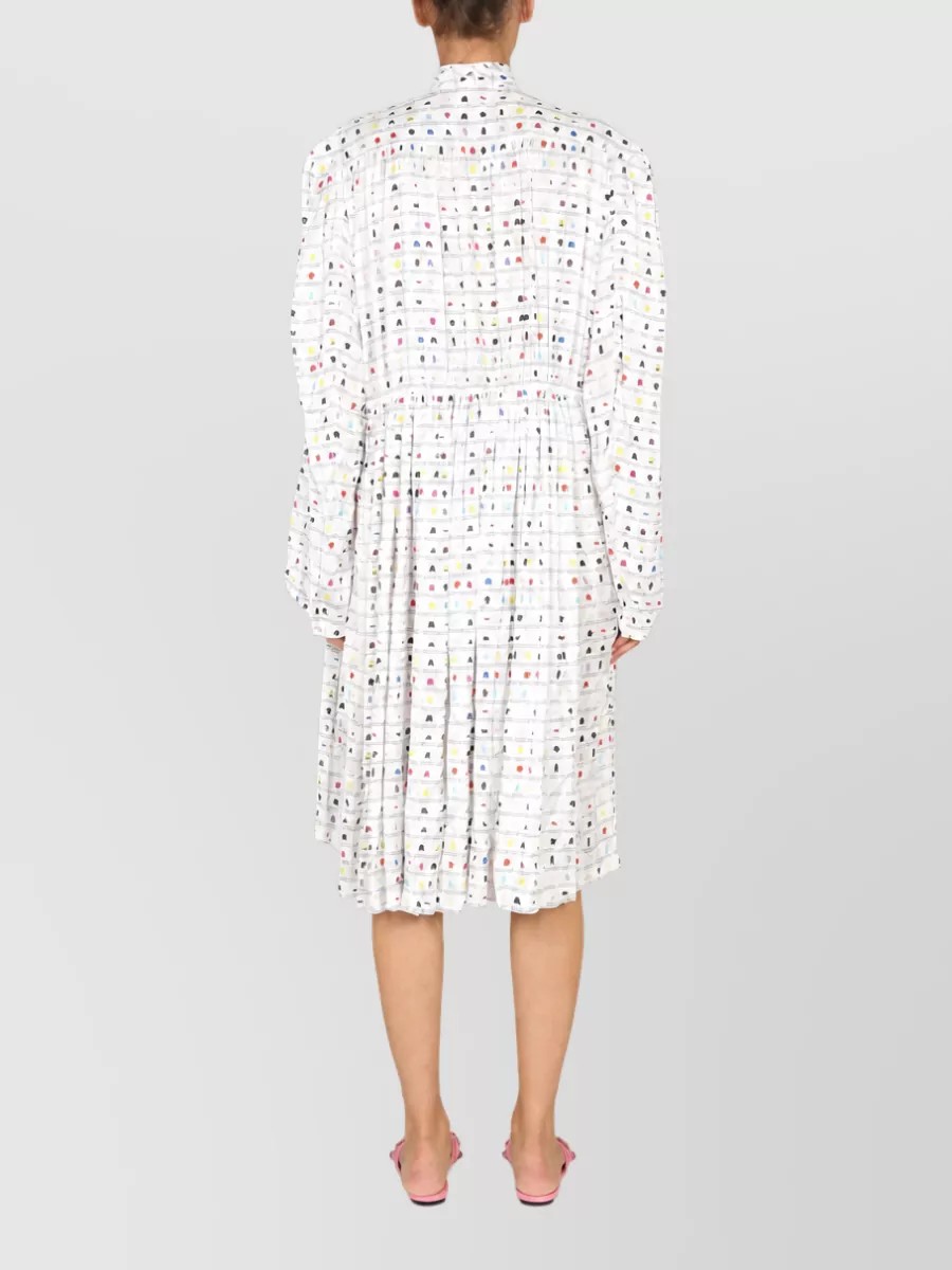 Balenciaga Floral-Print Dress