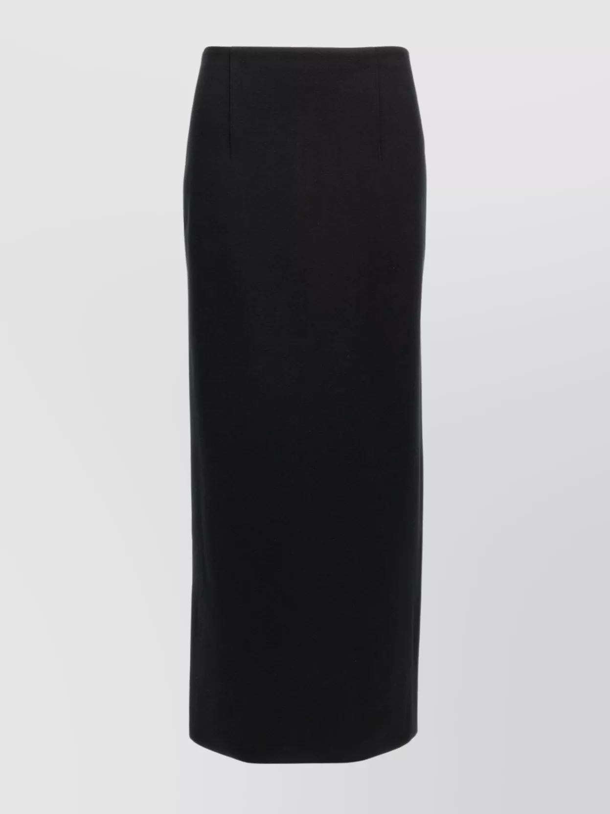 Auralee Reversible Knit Skirt High Waist In Black