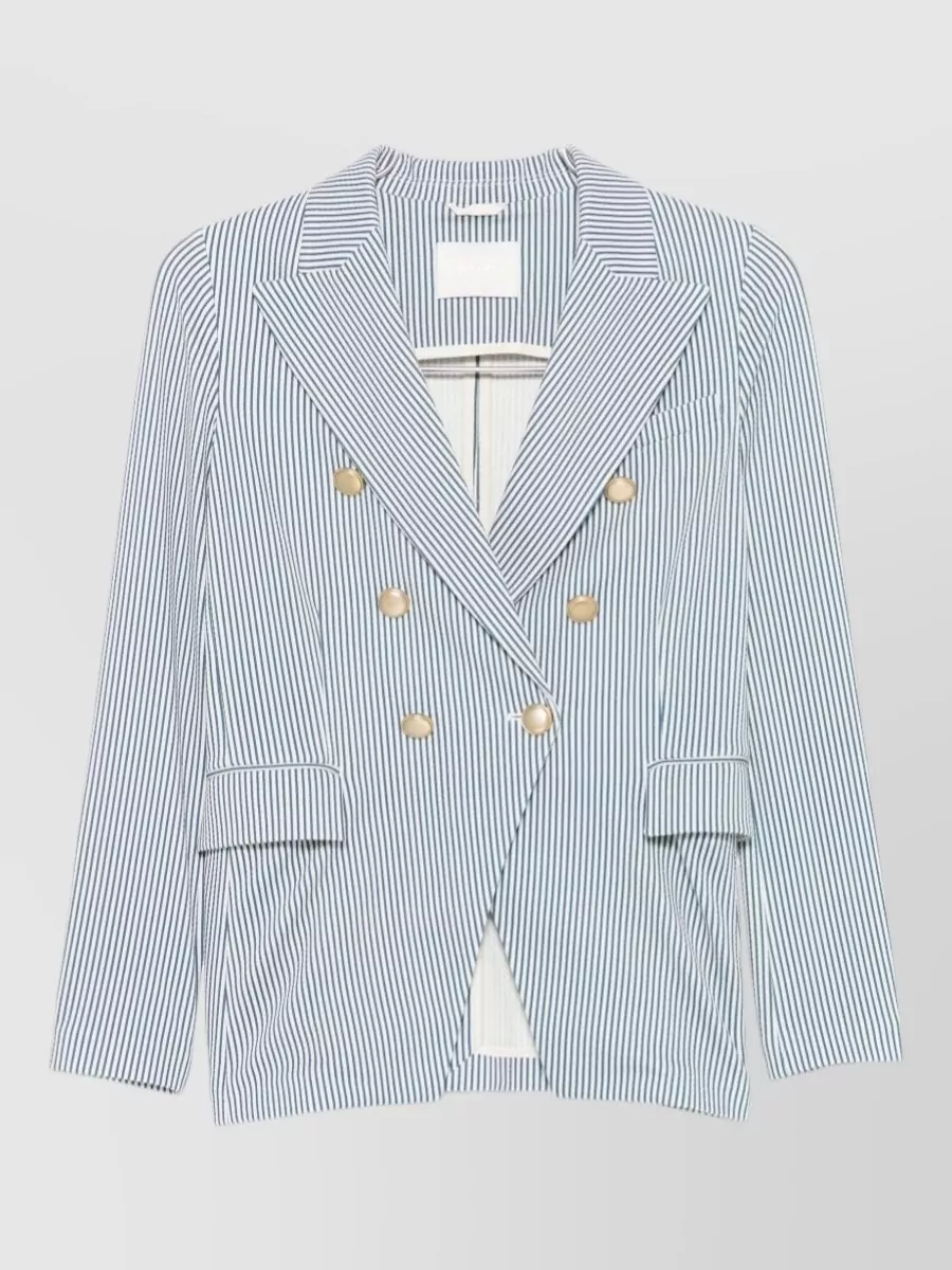 Circolo 1901 striped double-breasted blazer