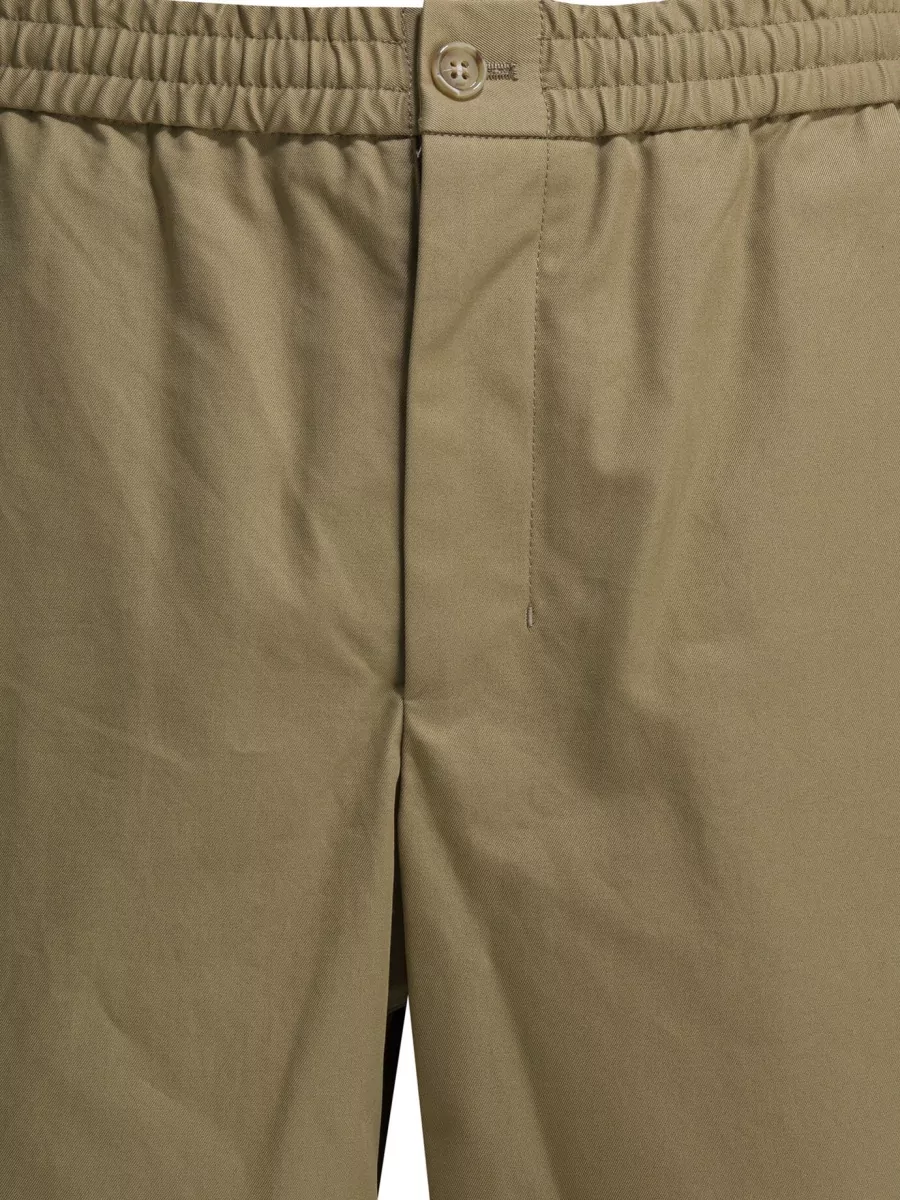 Ami Paris Cotton Utility Chino Shorts