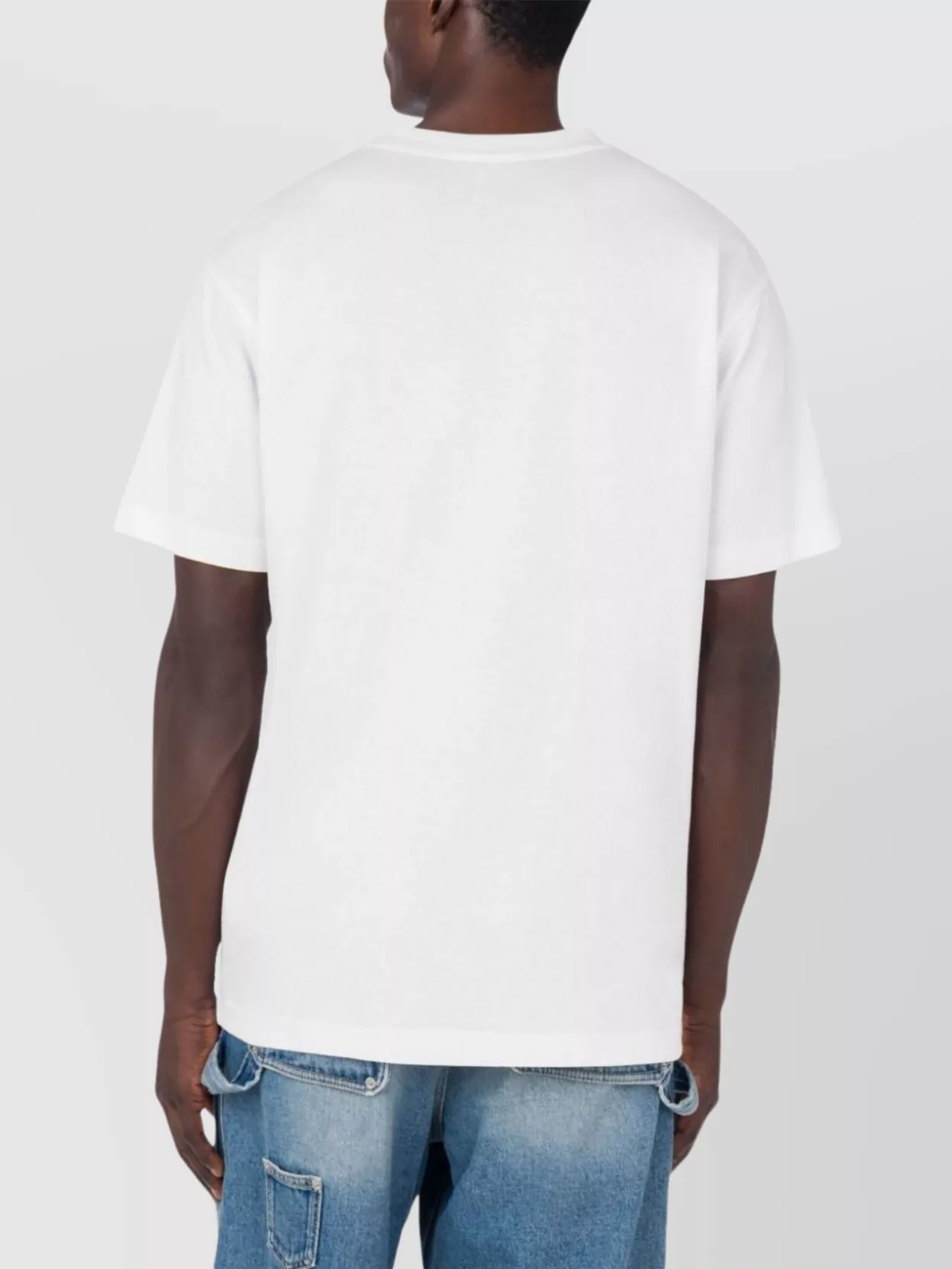 Shop Moschino Crew Neck Graphic Print Slogan T-shirt