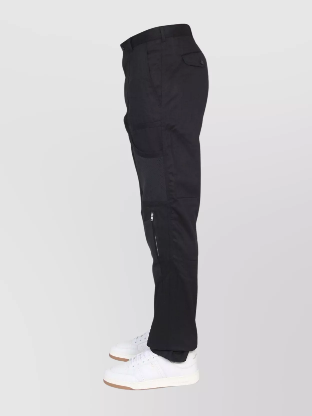 Comme Des Garçons Cotton Trousers With Reinforced Knees