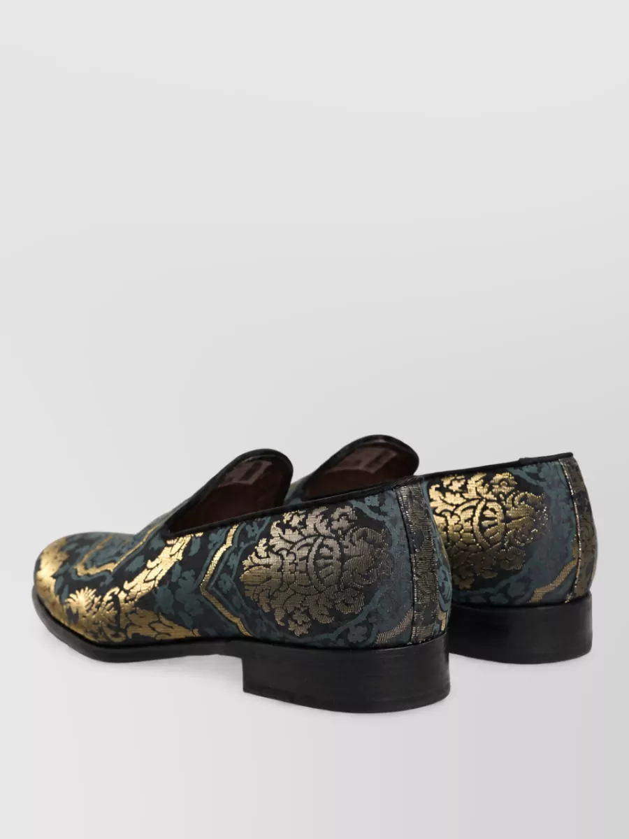 Dolce&Gabbana floral brocade monk shoes