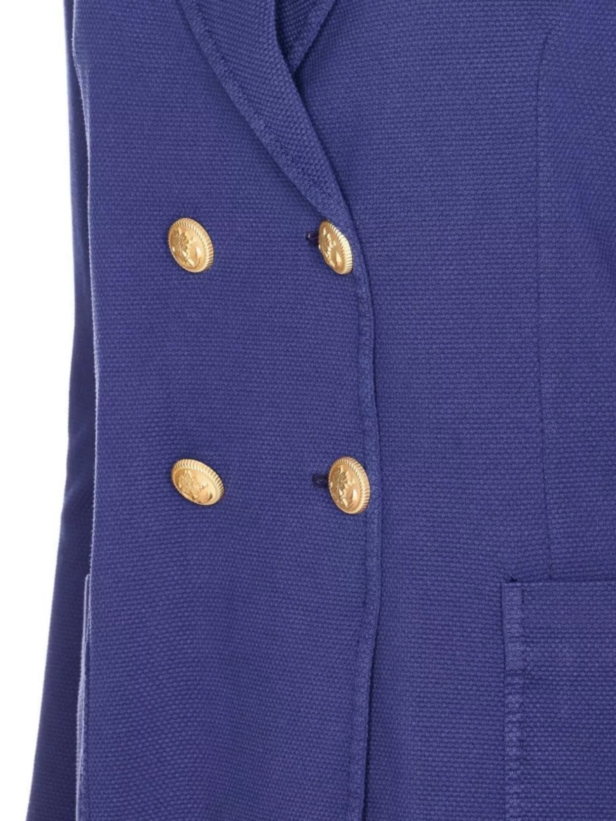 Circolo 1901 Oxford double-breasted jacket reverse detail