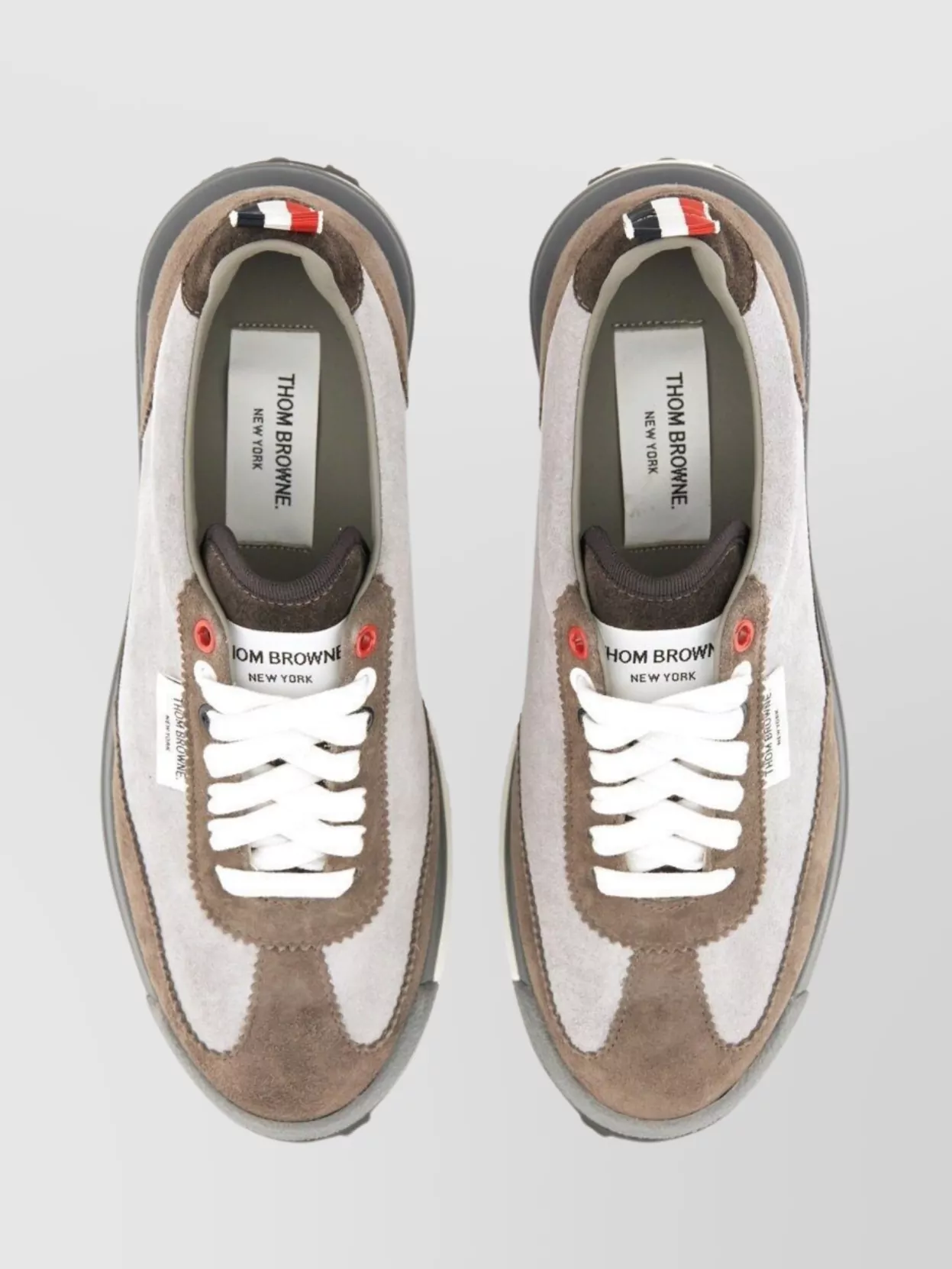 Thom Browne Suede Tech Runner Rubber Sole
