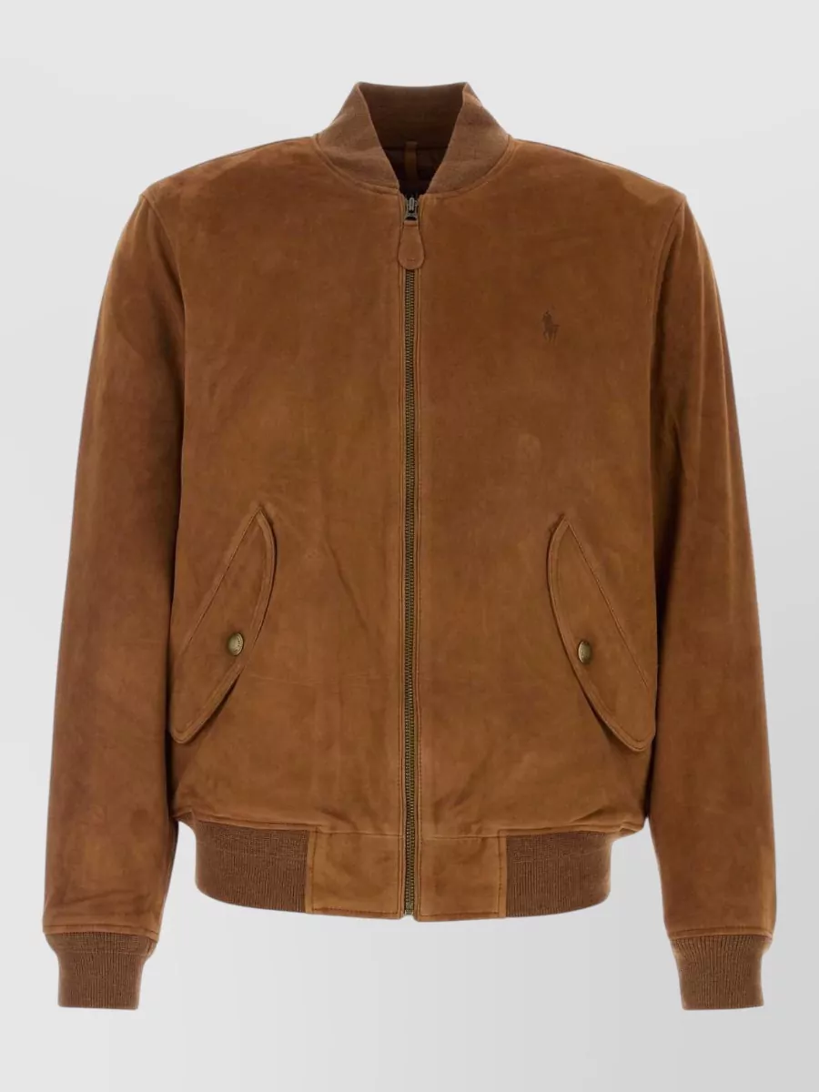 Polo Ralph Lauren Leather Bomber Jacket