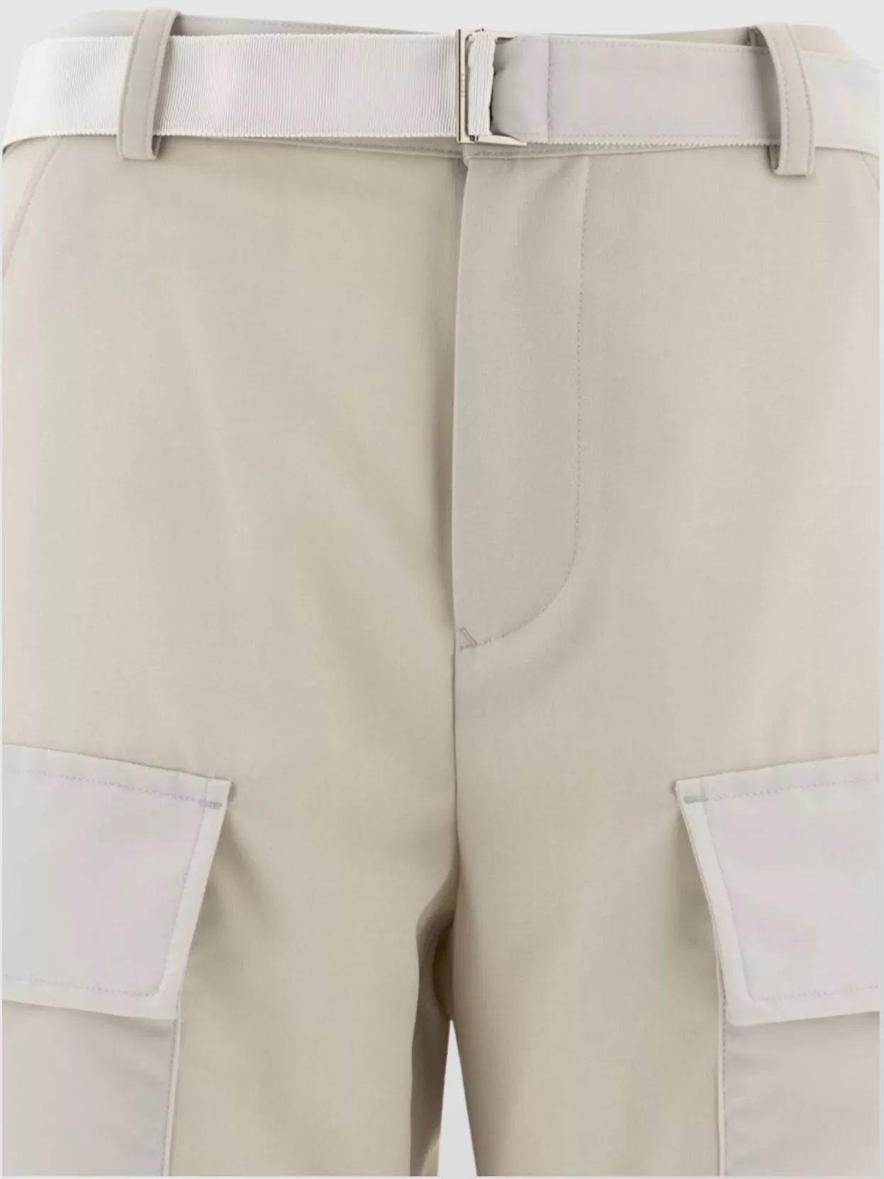 Sacai Trousers Cargo Belted Waist