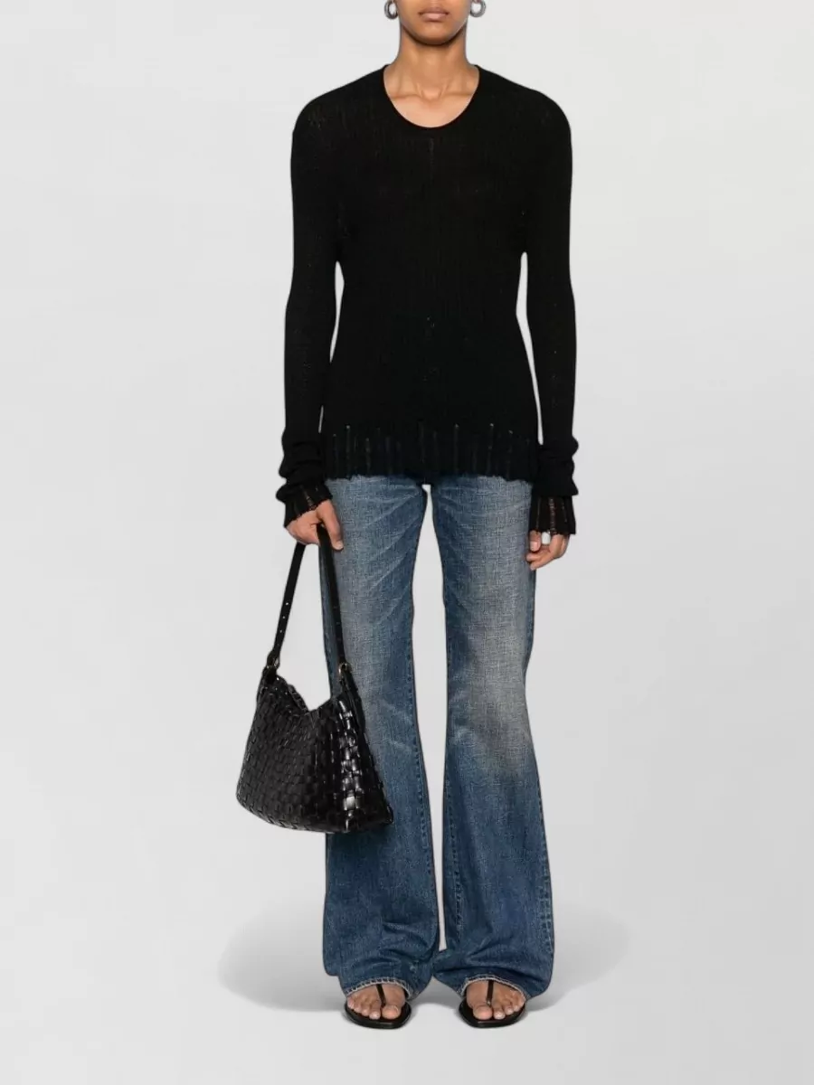Uma Wang Alpaca Wool Roll Neck Sweater