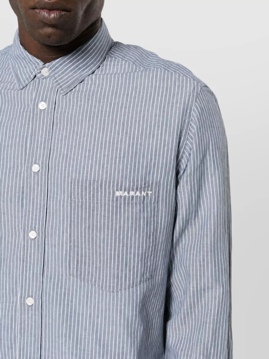 Isabel Marant Striped Cotton Shirt