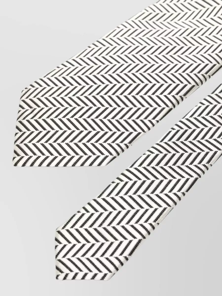 Tom Ford Silk Geometric-Pattern Tie