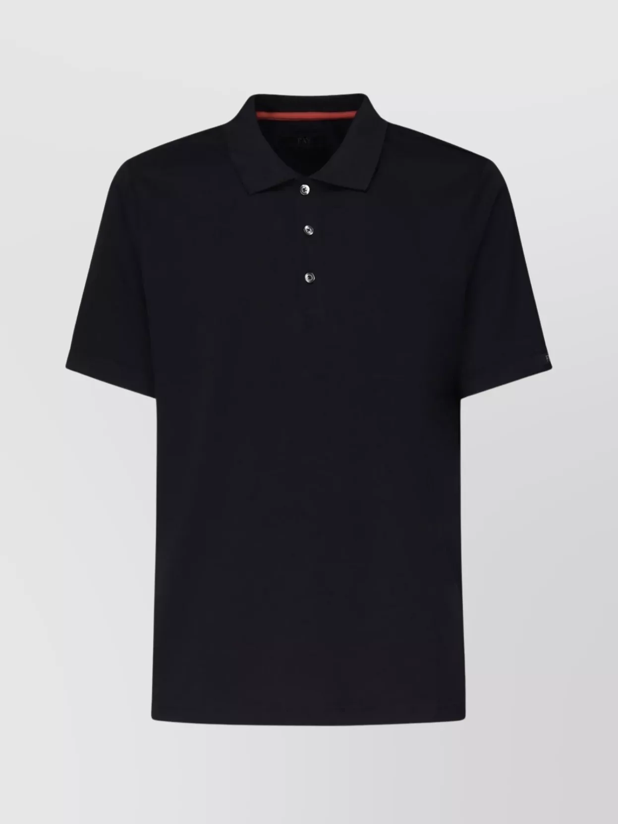 Fay Cotton Polo Logo Collar
