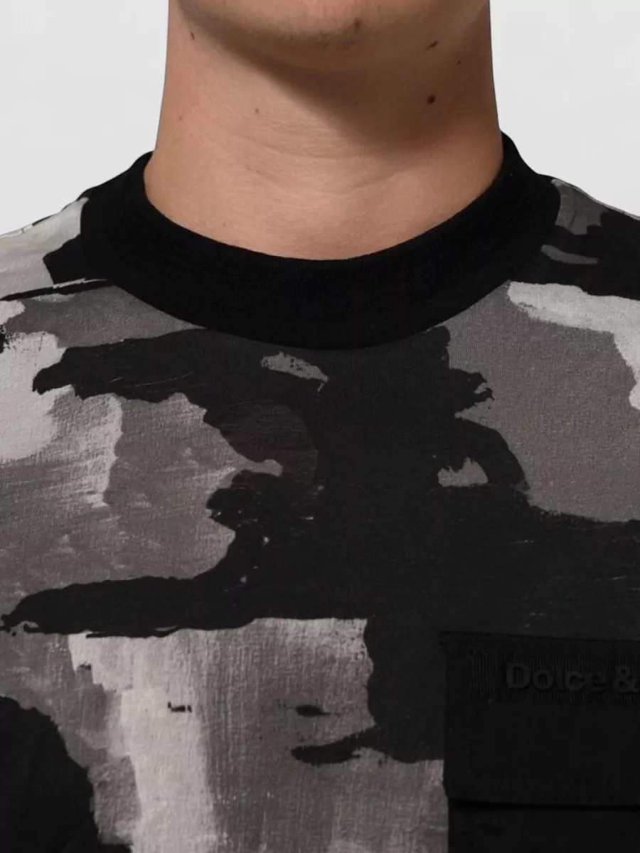 Dolce&Gabbana Camouflage Short-Sleeve T-Shirt