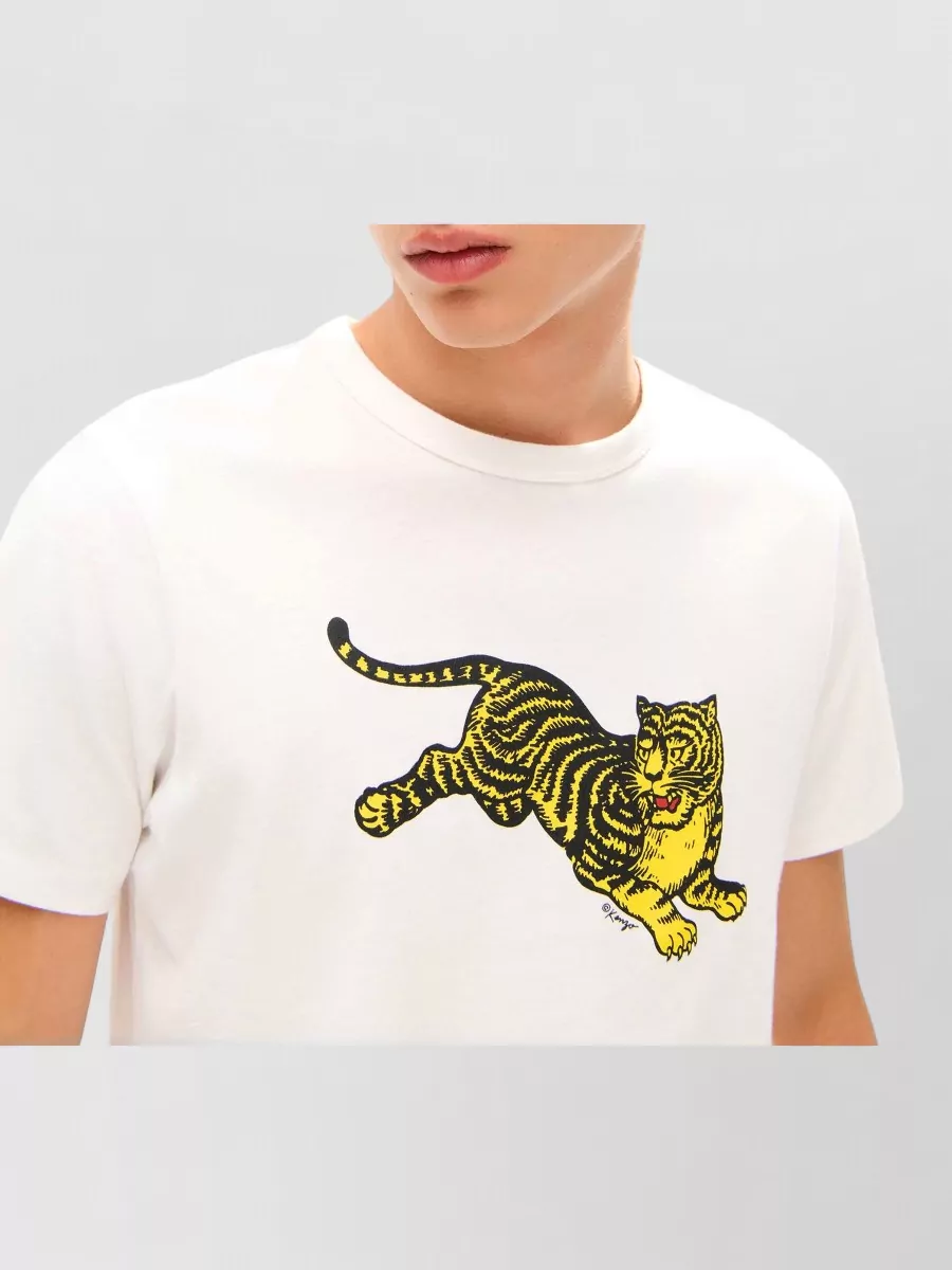 Kenzo Cotton Slim-Fit Printed T-Shirt