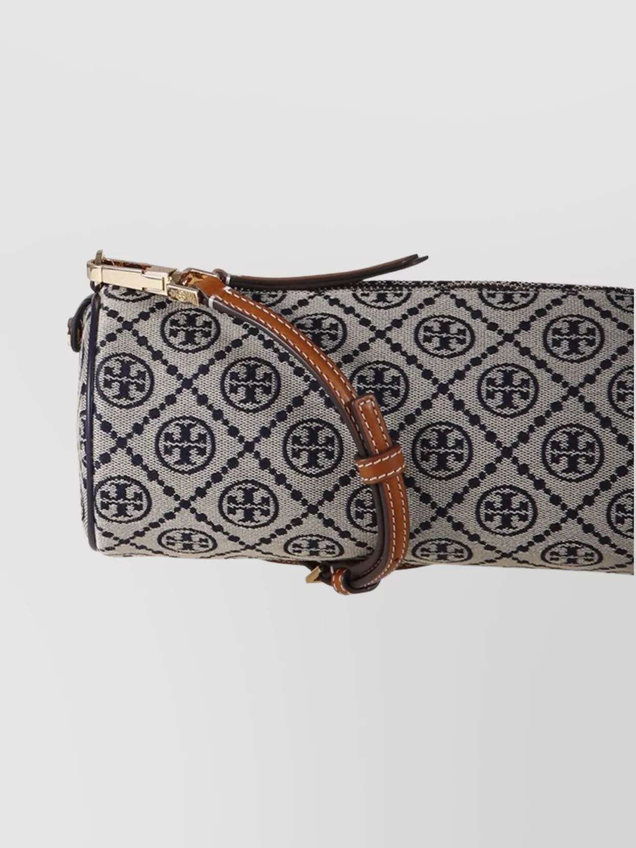 Tory Burch Monogrammed Cylinder Crossbody Bag