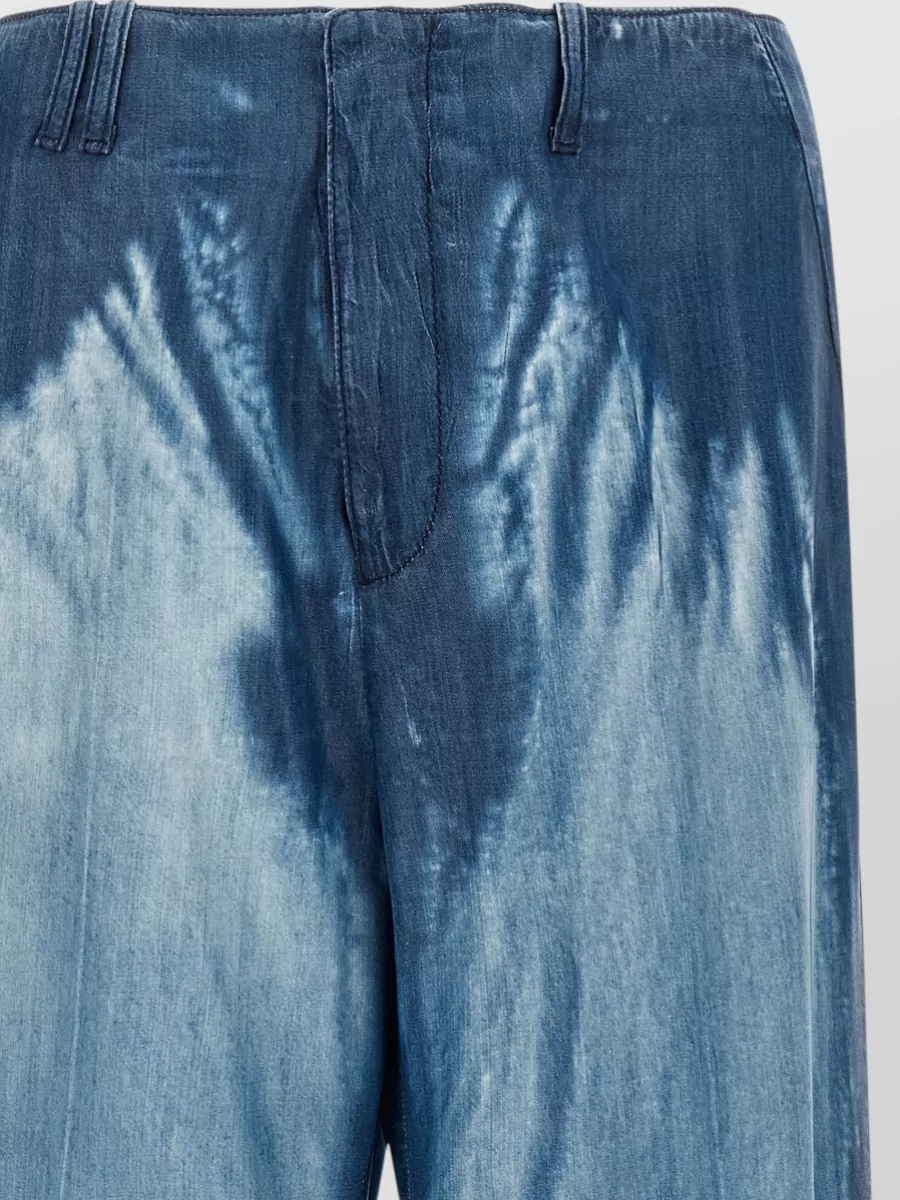 Diesel Lyocell Straight-Leg Jeans