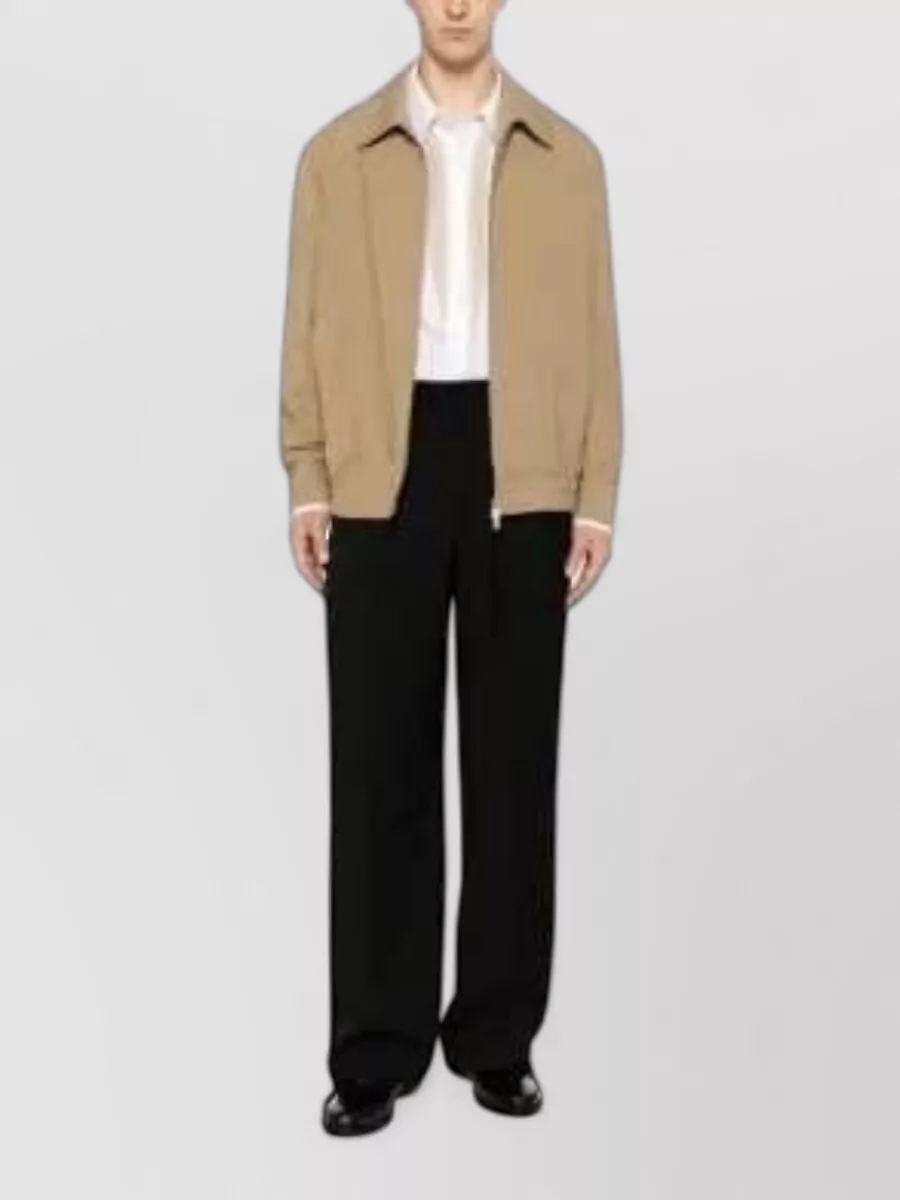 Lardini Wide-Leg Pleated Trousers