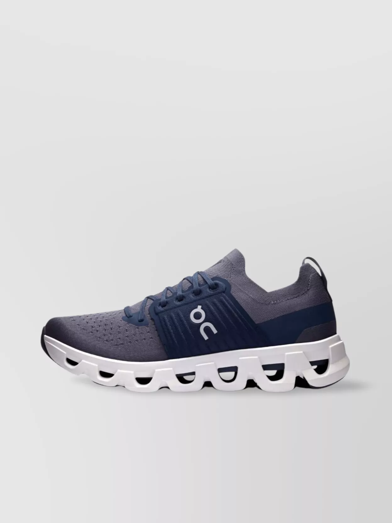 On Knitted Upper Mesh Detailing Sneakers With Pull Tab