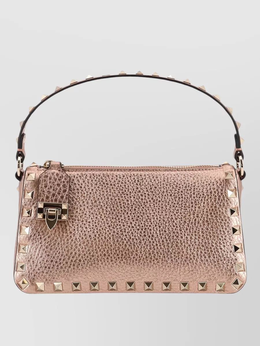 Valentino Leather Rockstud Small Shoulder Bag