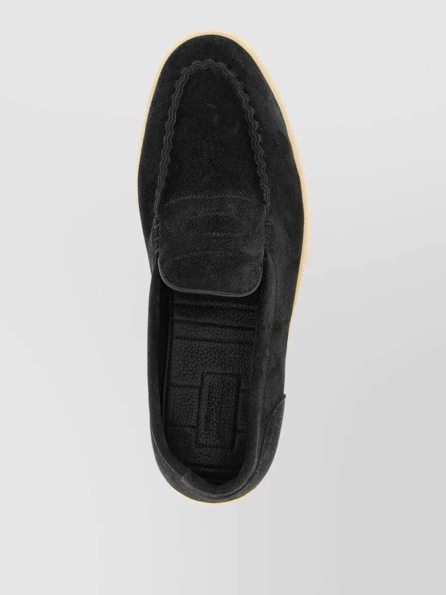 John Lobb Leather Loafers