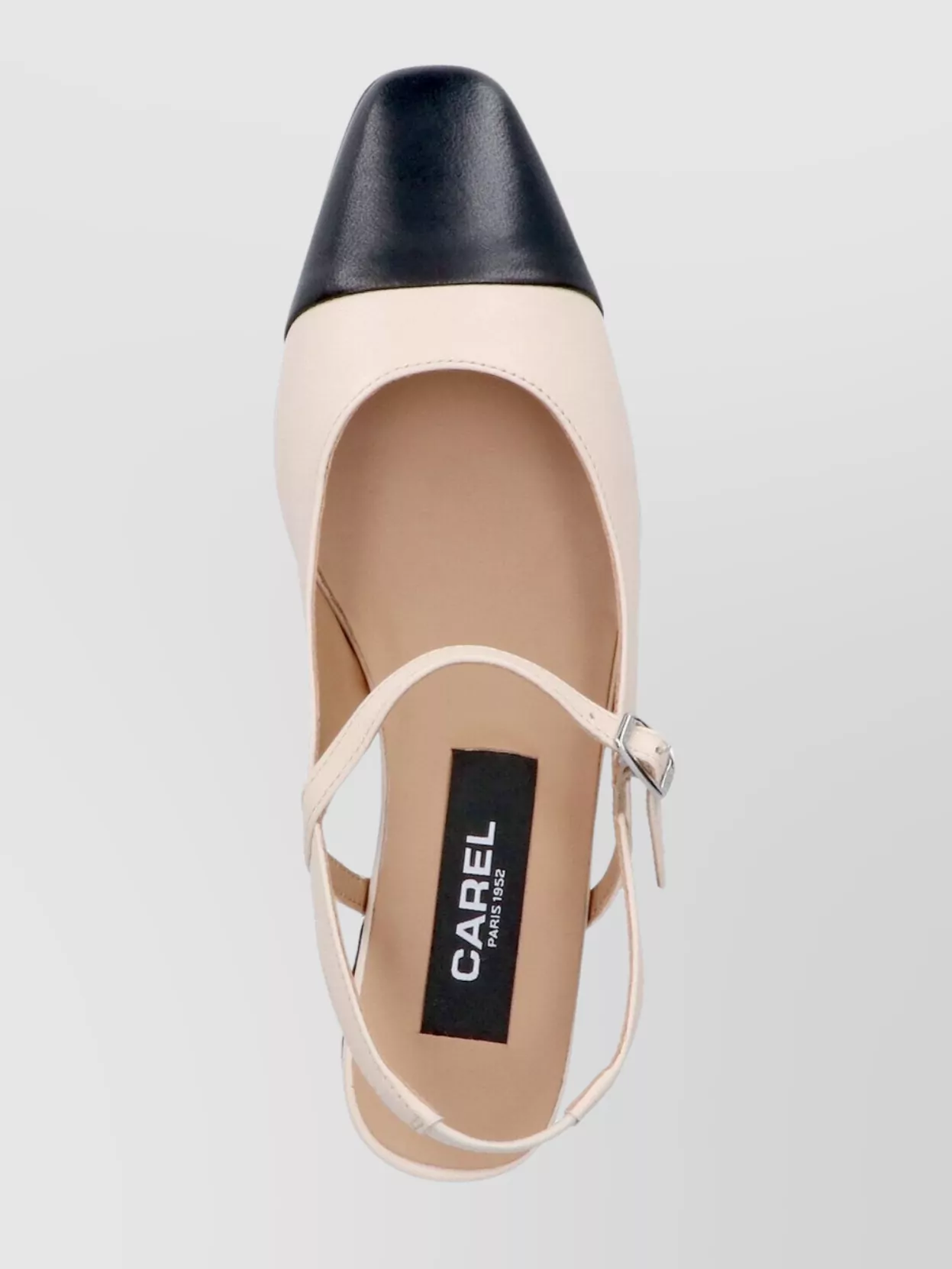 CAREL SLINGBACK SQUARE TOE BALLERINA SHOES 