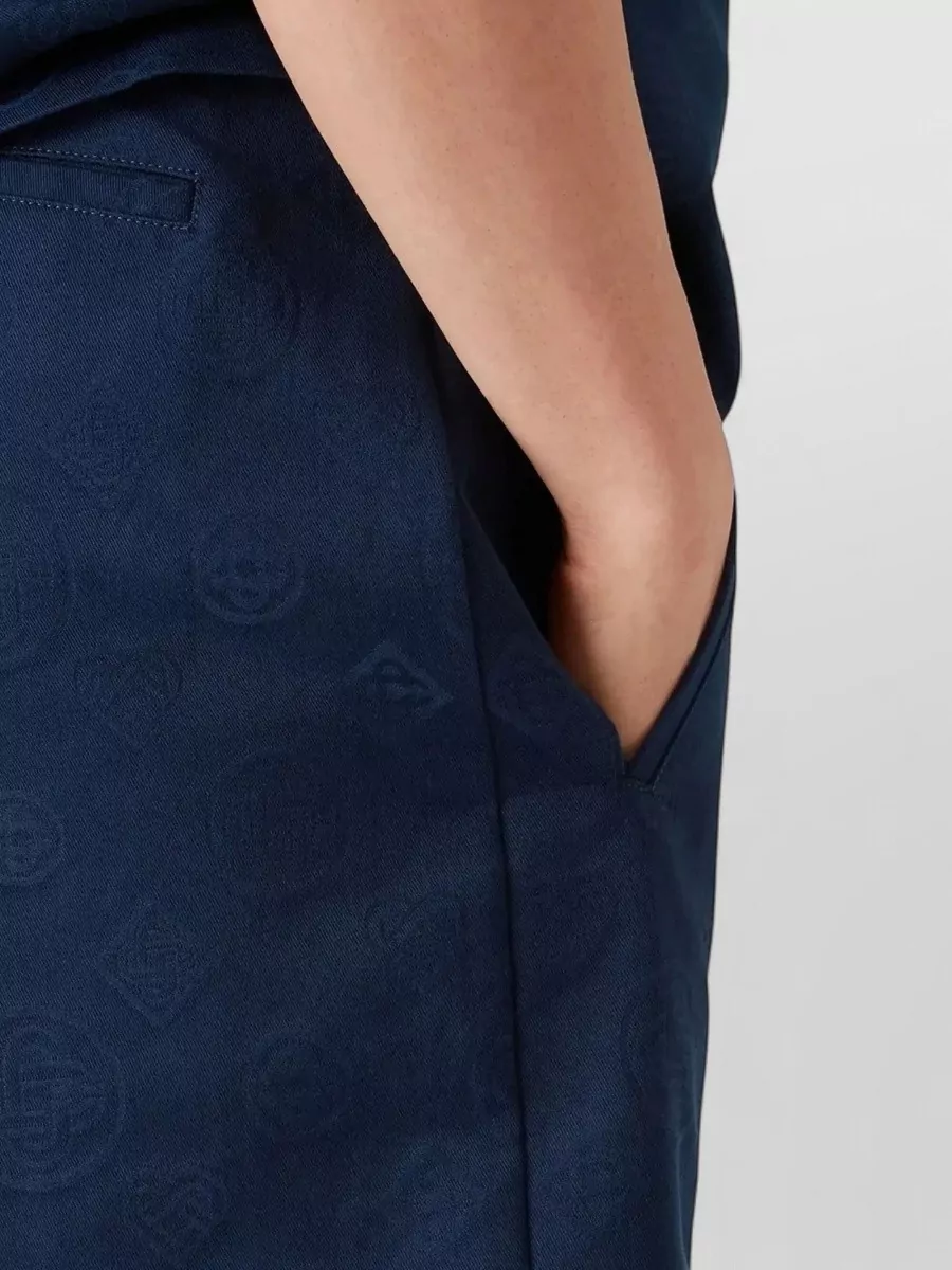 Casablanca Cotton Logo-Print Tailored Shorts