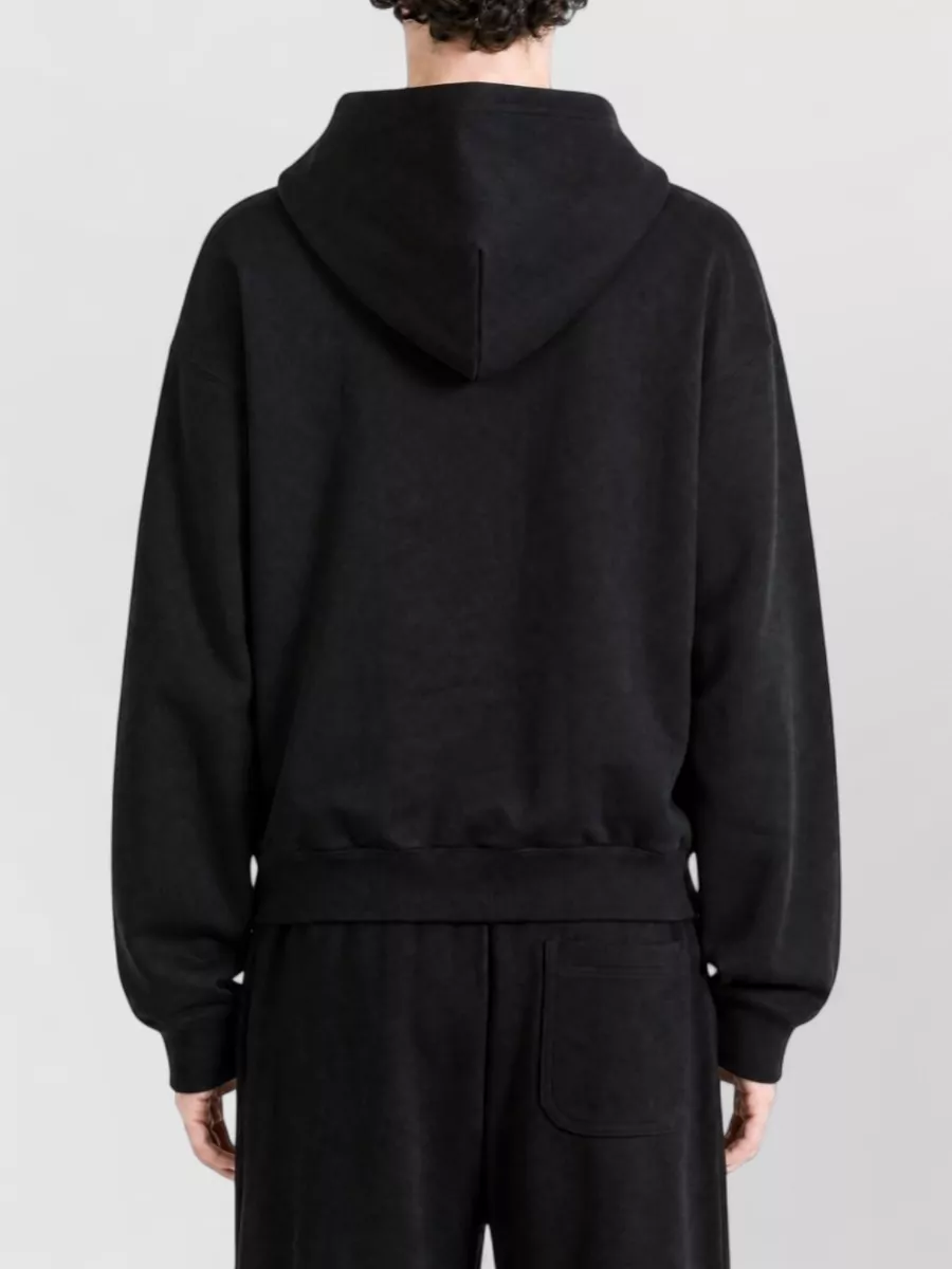 Balenciaga Cotton Oversized Zip Up Hoodie