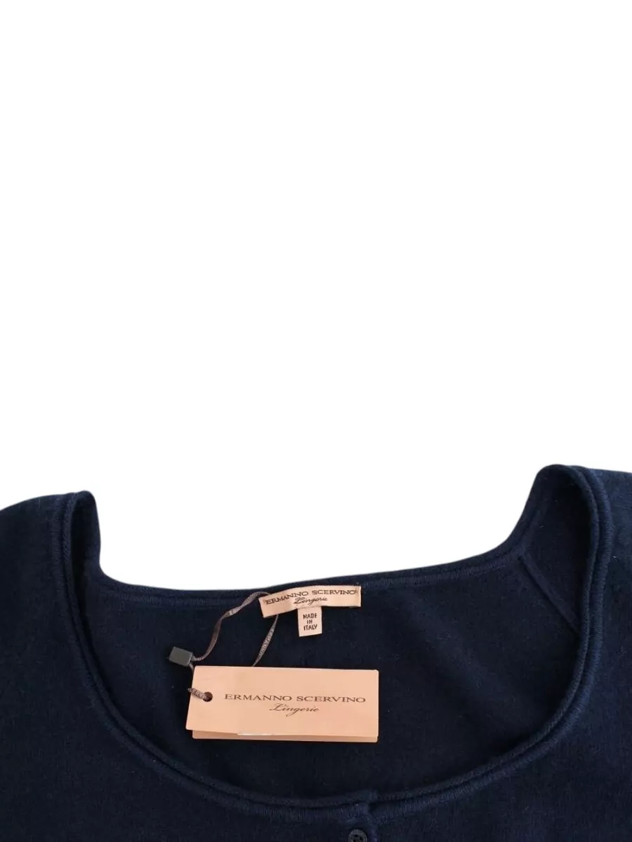 Ermanno Scervino Cashmere Cropped Cardigan