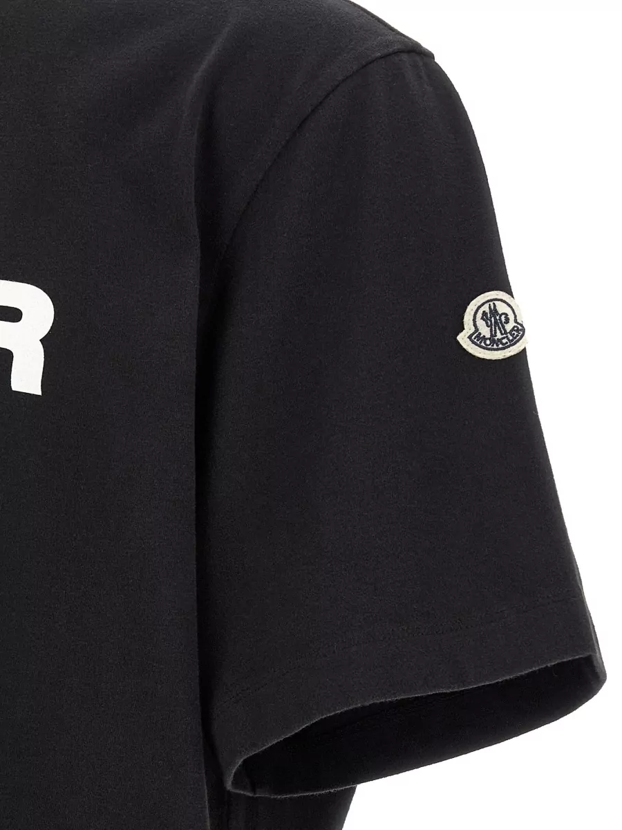 Moncler Genius Graphic Print Cotton T-Shirt