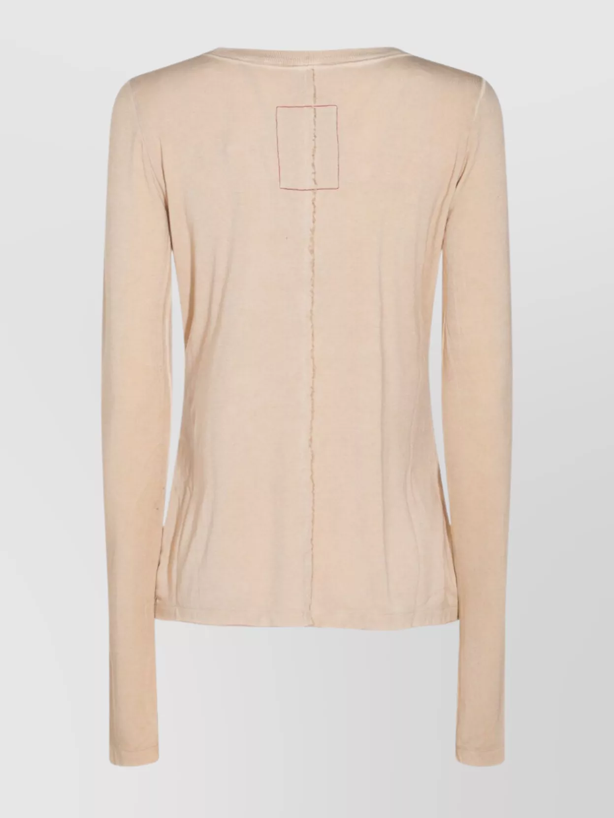 Uma Wang Sleeved Round Neck Top With Seam Detail