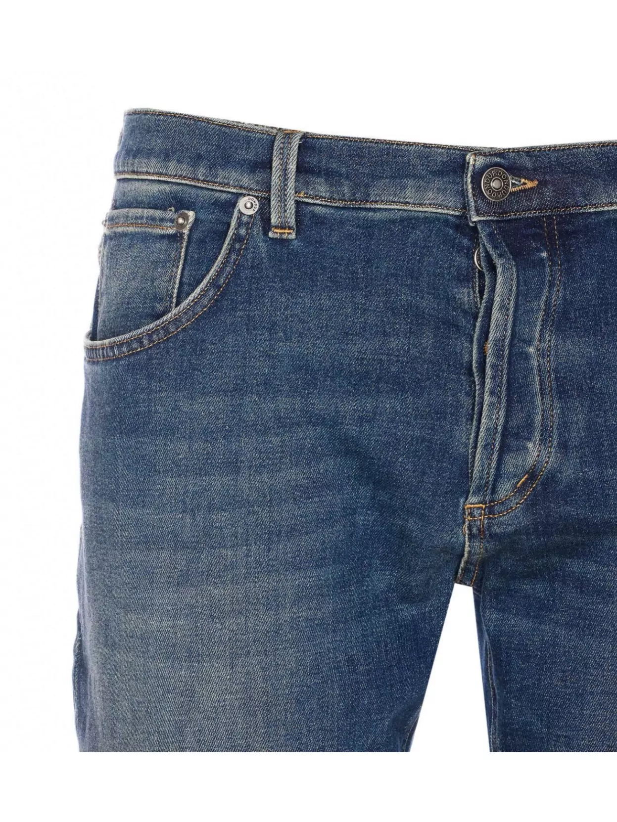 Dondup Regular Fit Trousers Featuring Five-Pocket Design