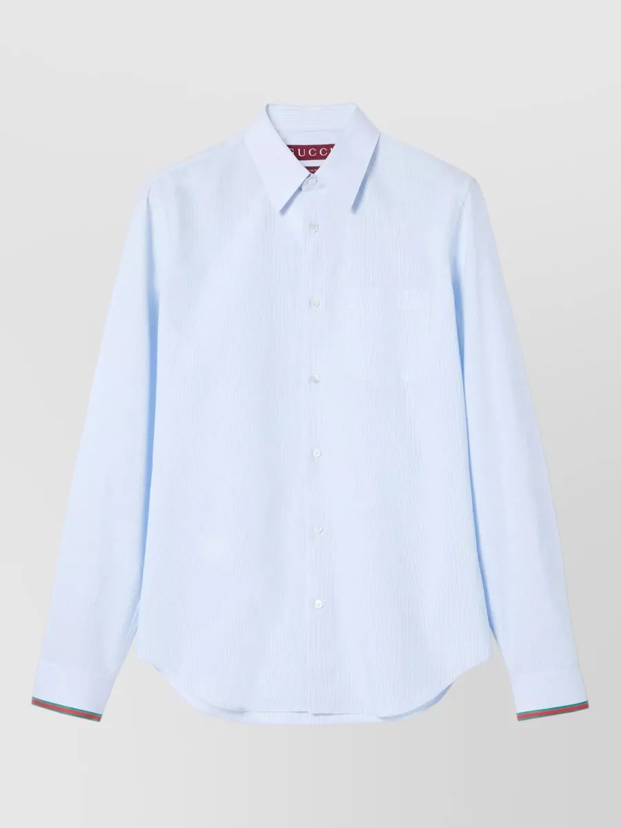 Gucci striped cotton shirt