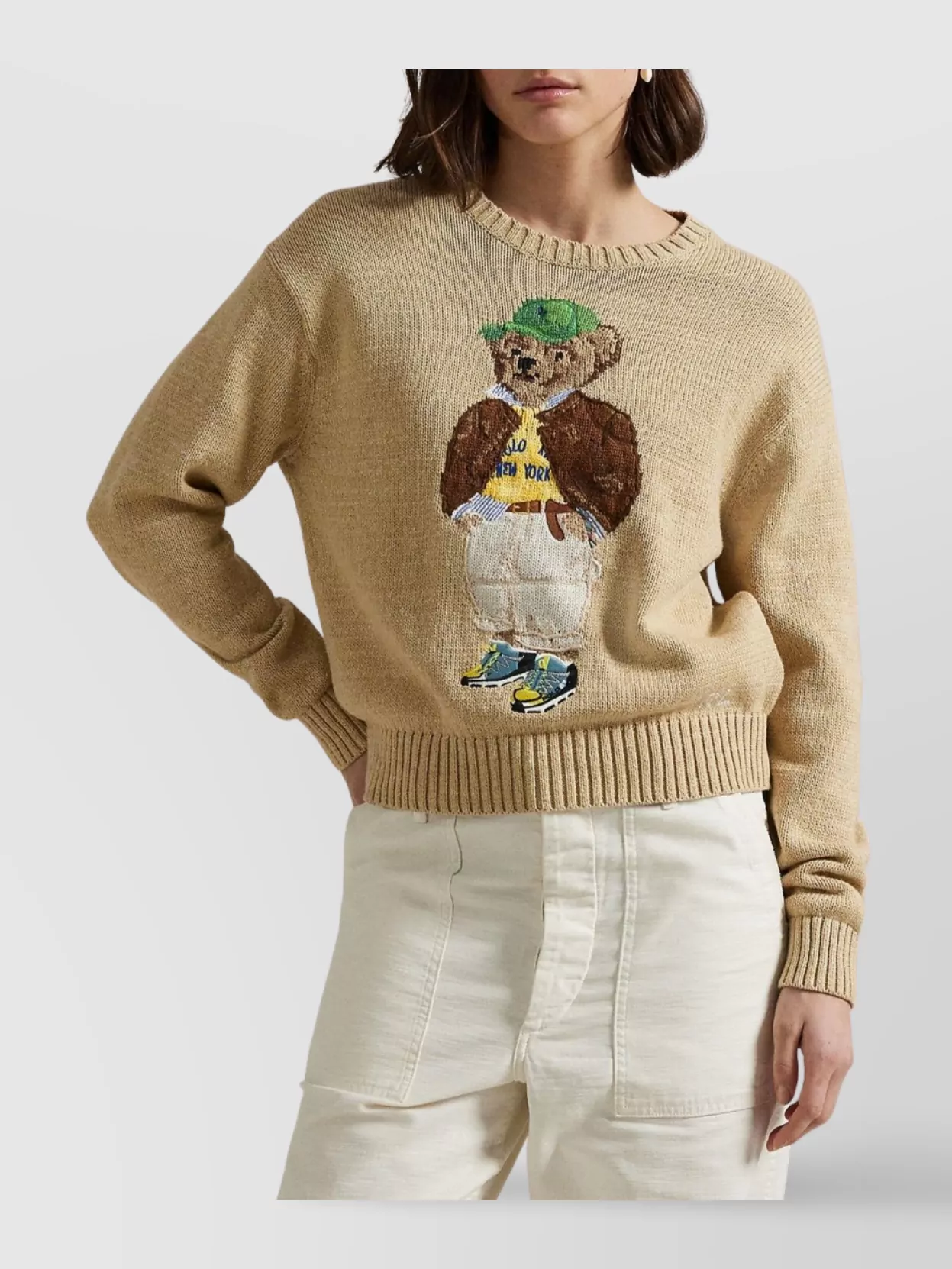 Polo Ralph Lauren Crew Neck Embroidered Knitwear Long Sleeves