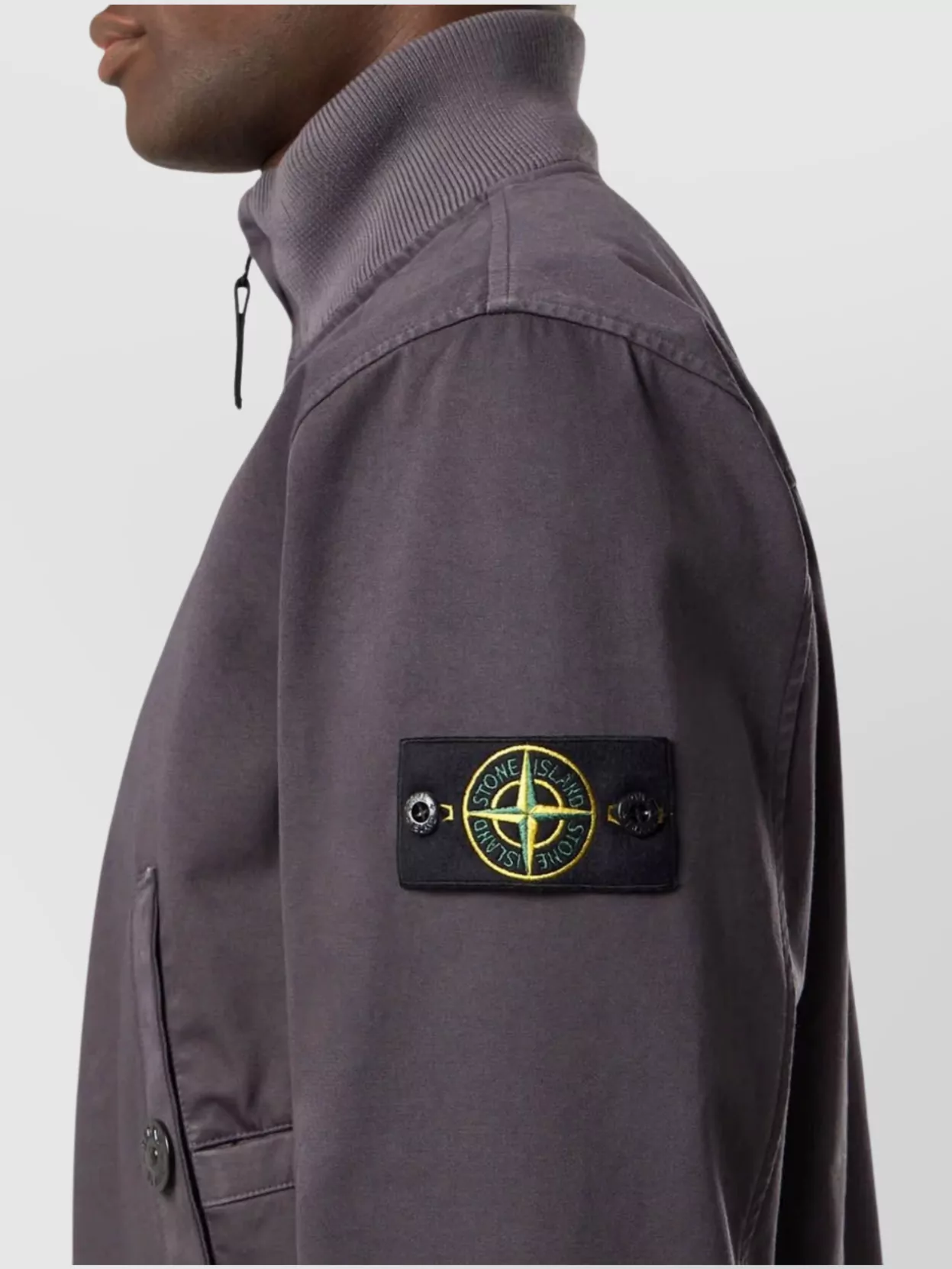 Stone Island Bomber Jacket Buttoned Pockets