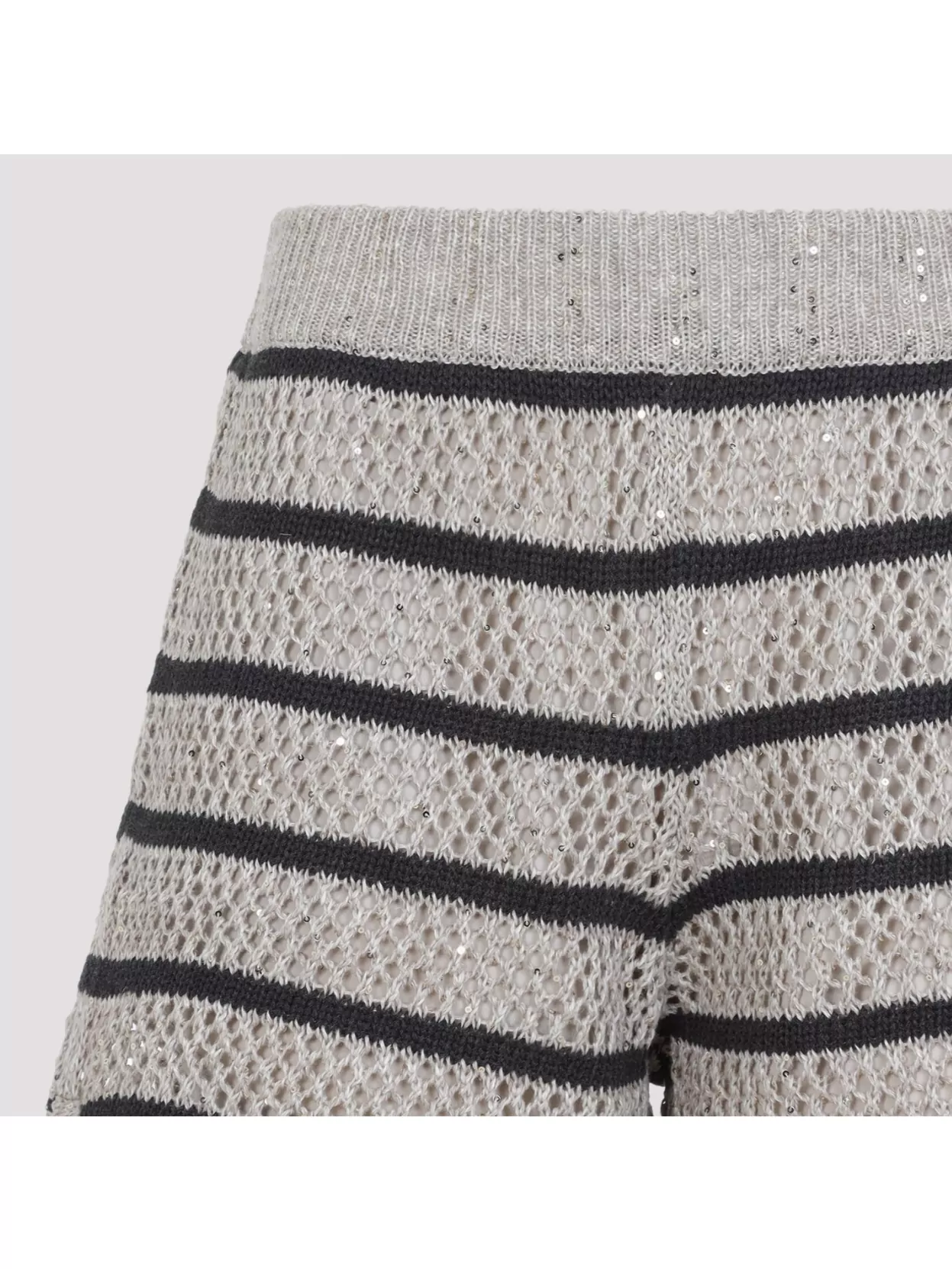 Brunello Cucinelli Striped Knit Short