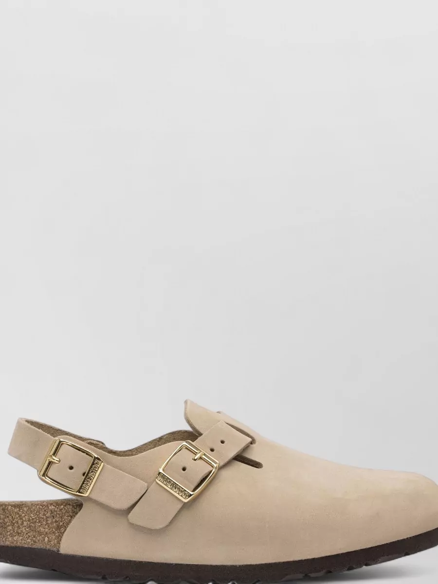 Birkenstock Suede Leather Tokio Hex Slippers