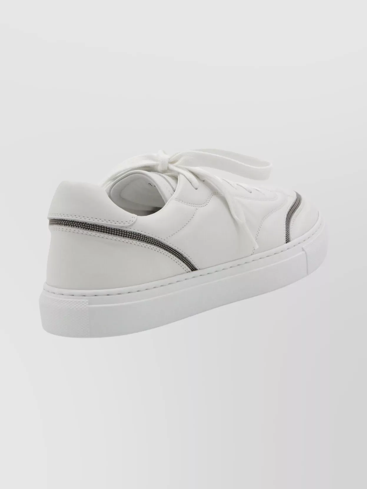 Brunello Cucinelli Casual Low Top Sneakers With Contrast Stitching