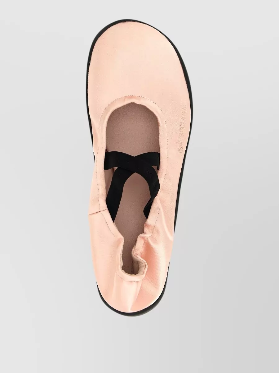 Balenciaga Satin Ballet Flats