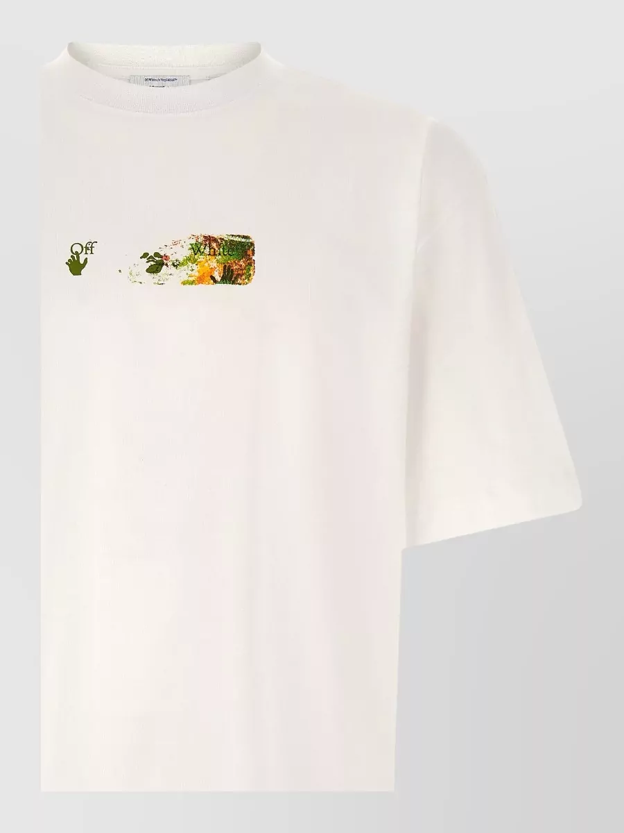 Off-White Spices Arrow Skate Oversized Cotton T-Shirt