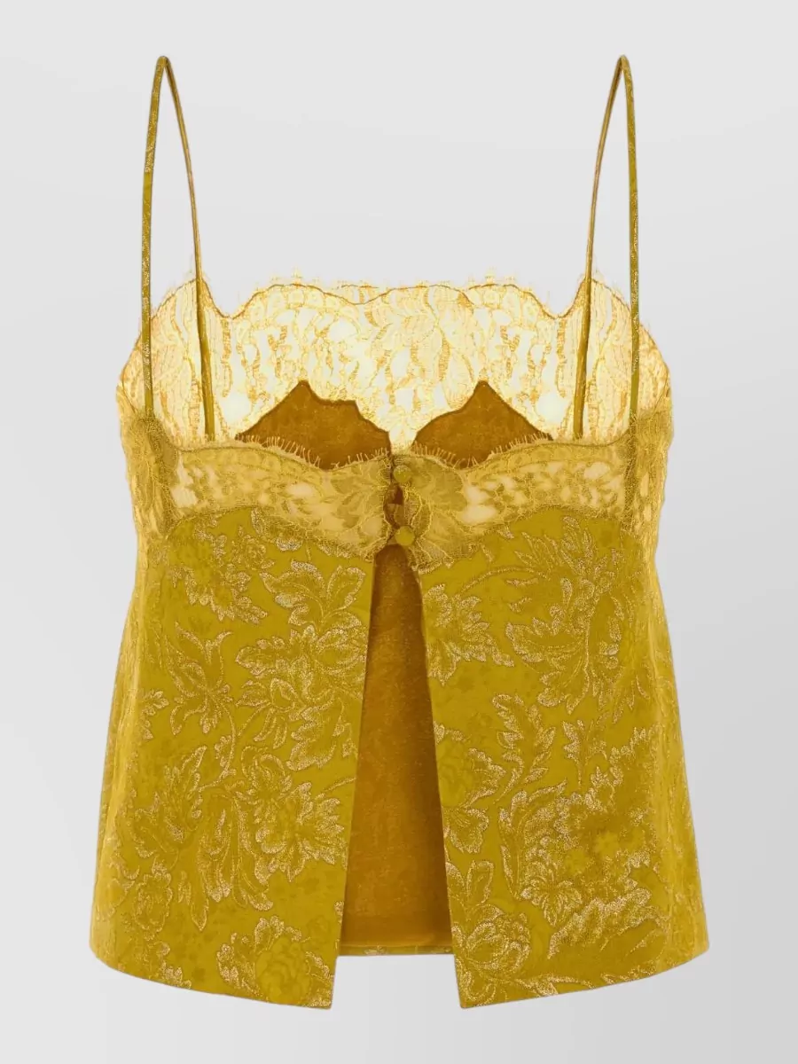 Saint Laurent Jacquard Top