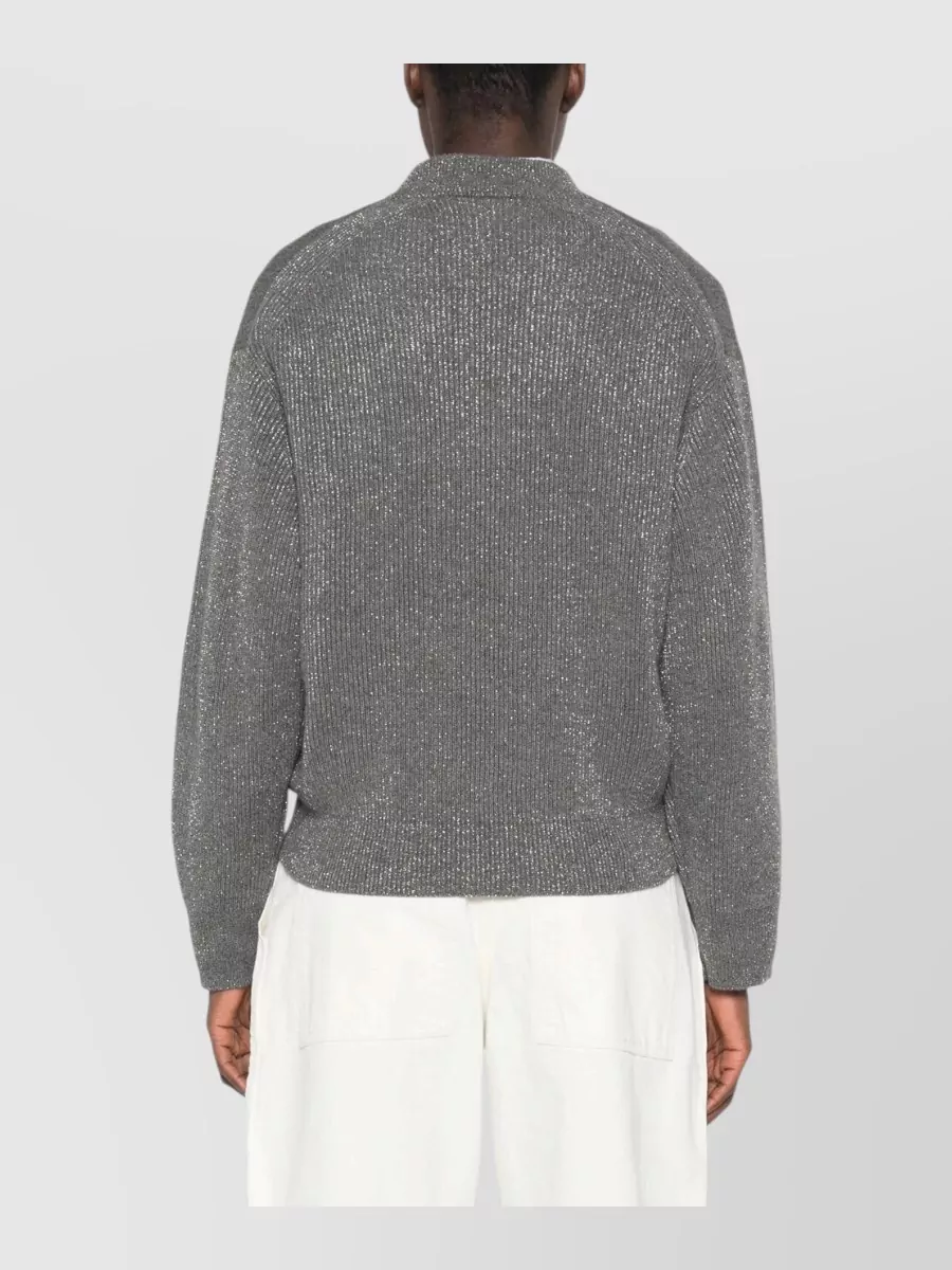 Brunello Cucinelli Cashmere V-Neck Sweatshirt