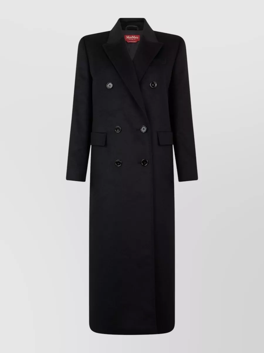 S Max Mara virgin wool double-breasted coat